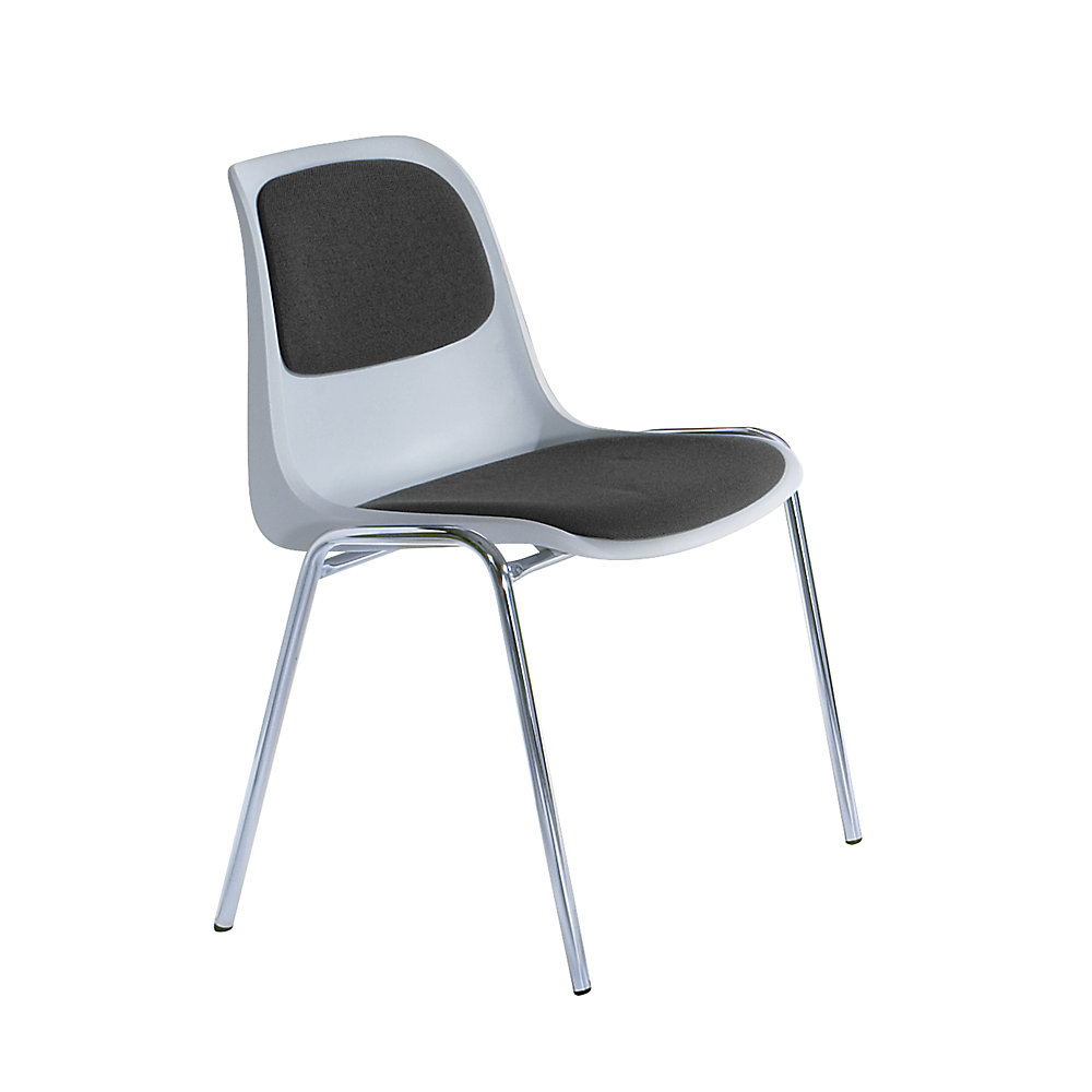 Chaise coque rembourrée