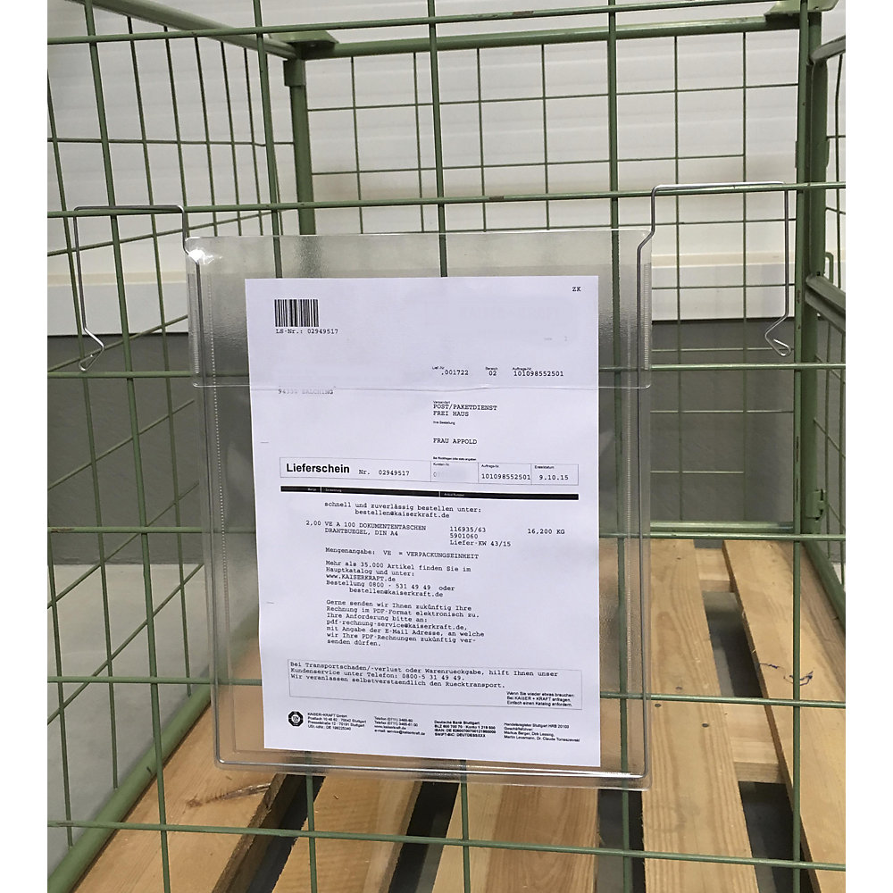 Pochettes en fil métallique, lot de 100