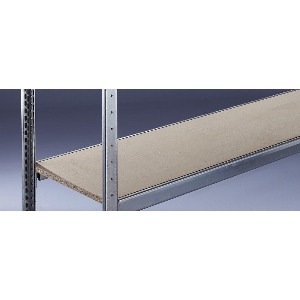 SCHULTE Wide Span Shelving Base Unit Galvanized Steel Chipboard 2000x2000x400mm 2