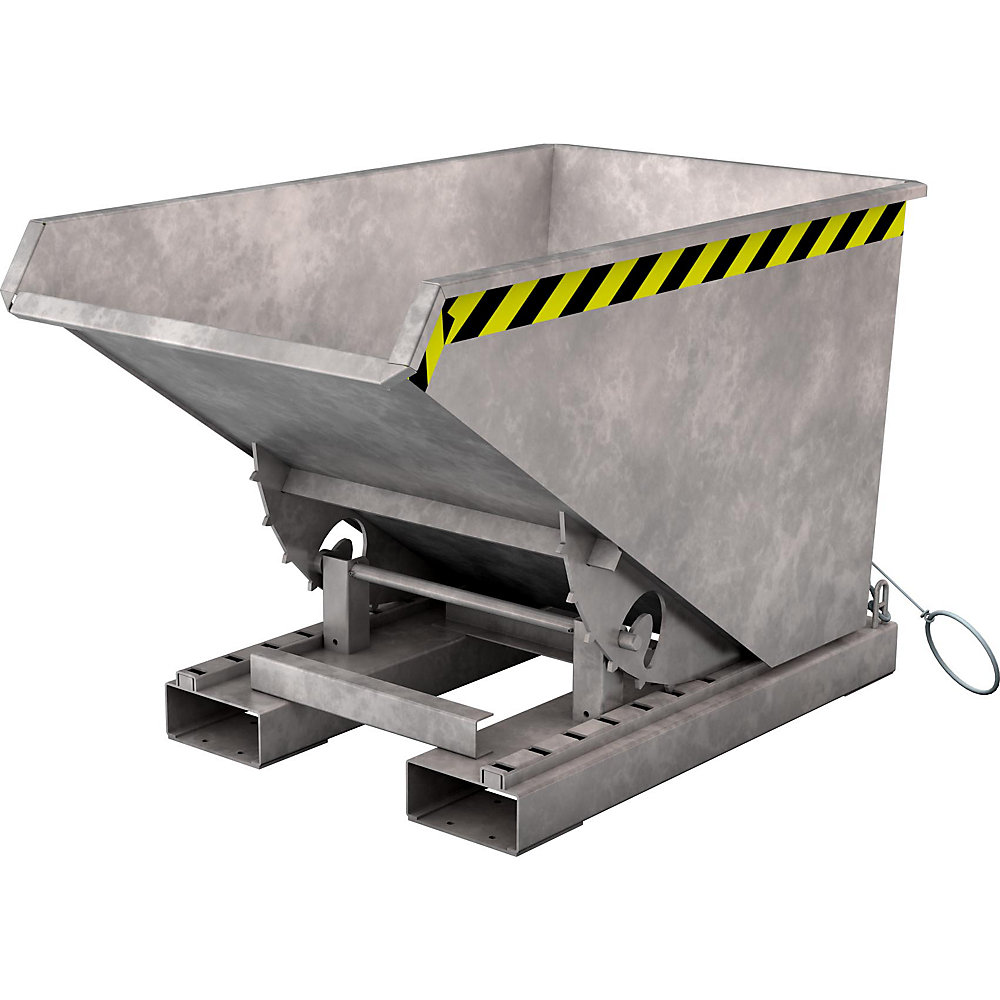 Bennes basculantes à mécanisme anti-chute