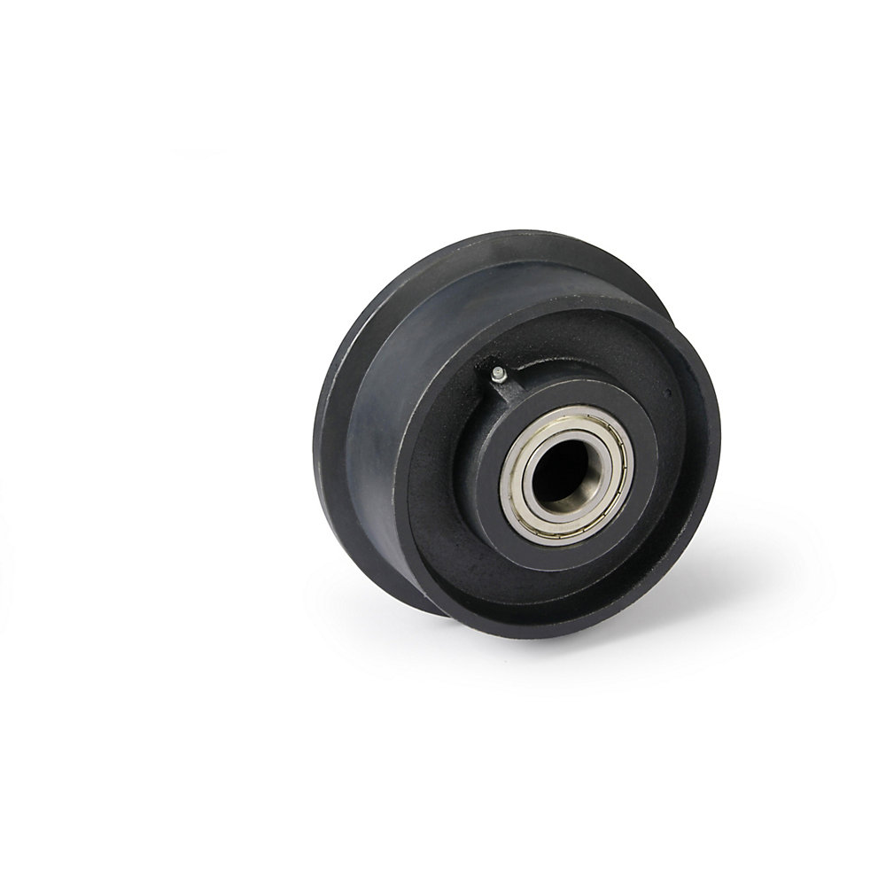 Roue à boudin en fonte grise