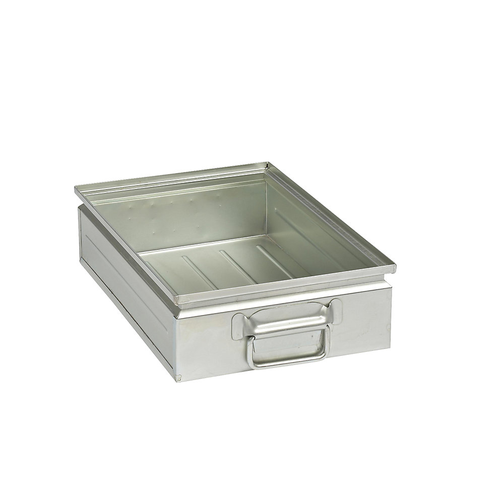 Bac gerbable en tôle d'acier