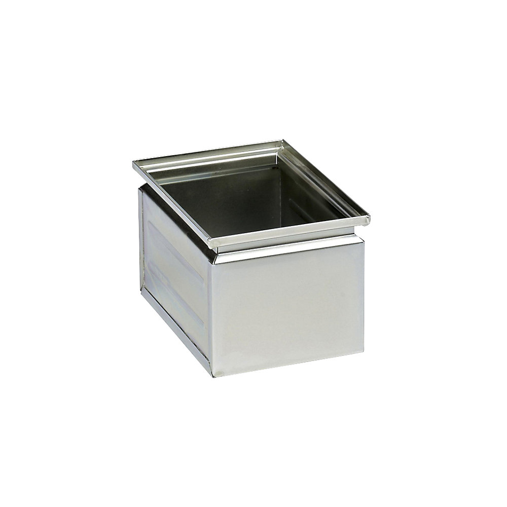 Bac gerbable en tôle d'acier