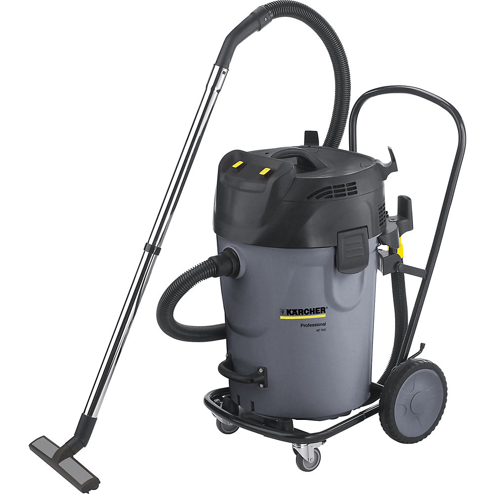 Kärcher Wet and dry vacuum cleaner, NT 70/2 TC, 2400 W, with tilting chassis and drain hose