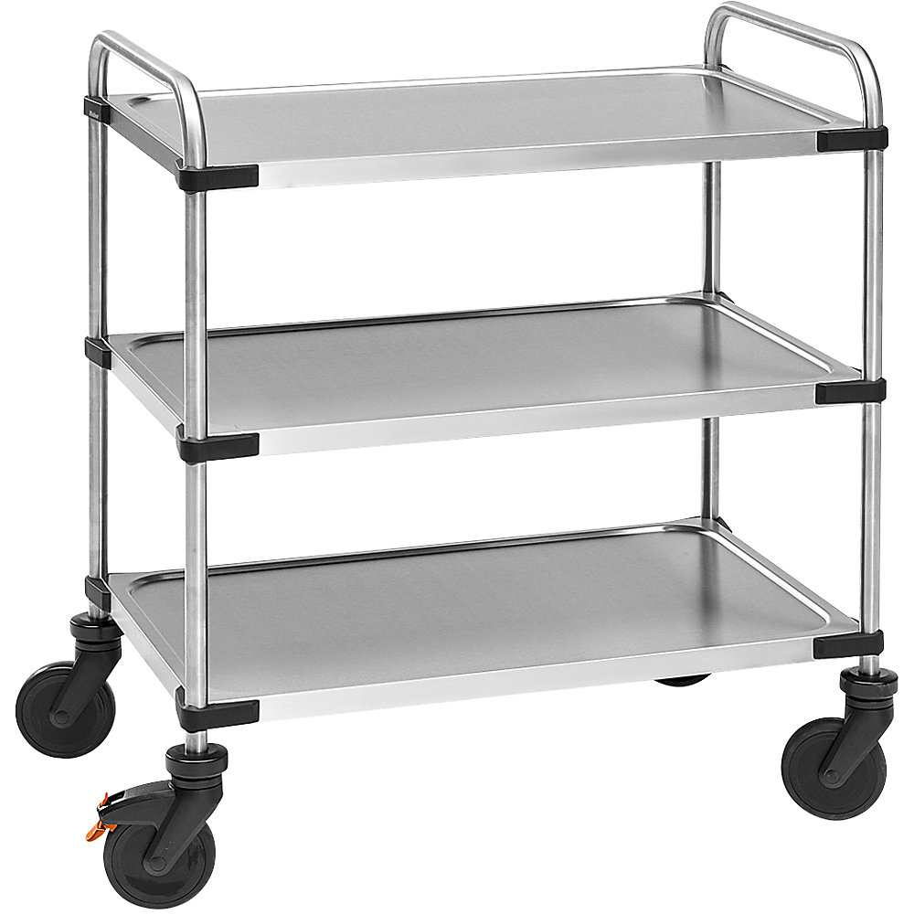 Chariot de service en inox