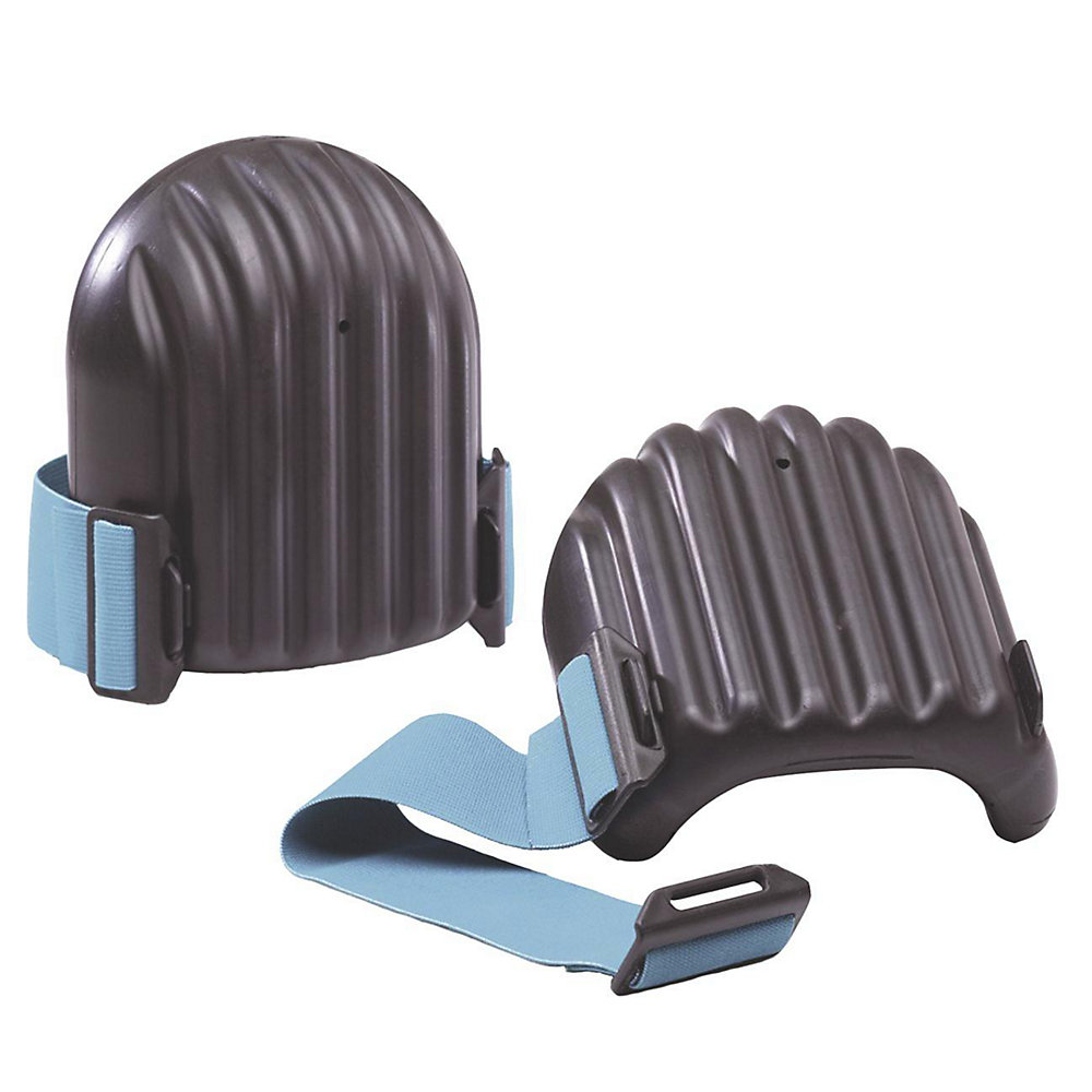 Leipold+Döhle Protège-genoux, avec protection anti-percement, lot de 2 paires, noir