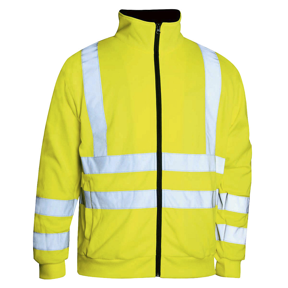 Veste de signalisation en tricot de laine polaire LANIN