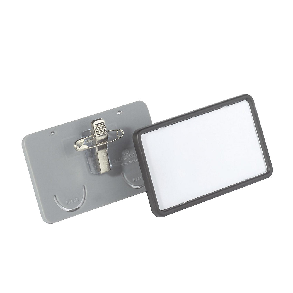 CLIP CARD badge avec pince combinée