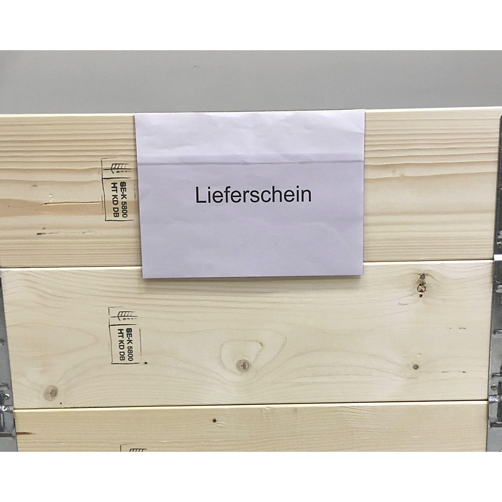 Porte-documents avec réglette d'accrochage