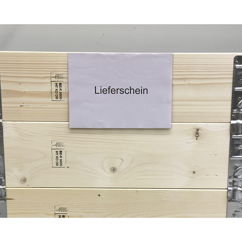 Porte-documents avec réglette d'accrochage