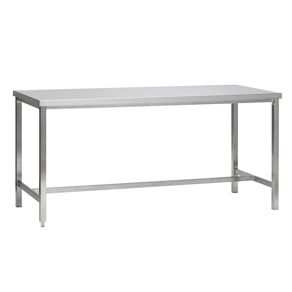 Établi en acier chrome-nickel