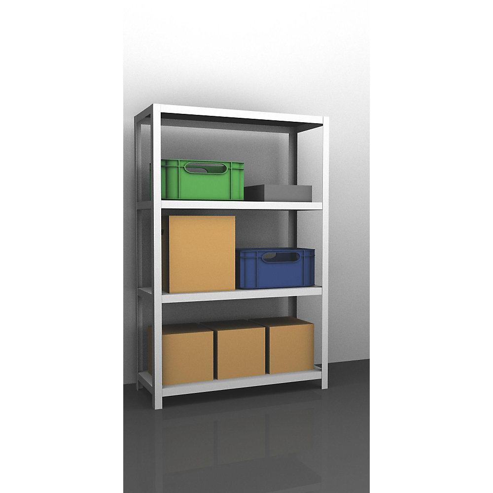 Rayonnage à boulonner plastifié, version légère