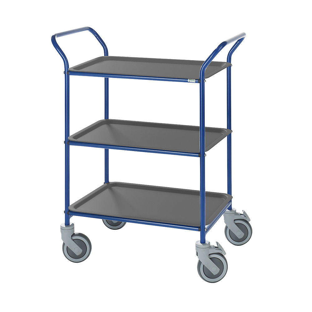 Chariot à plateaux amovibles, force 150 kg