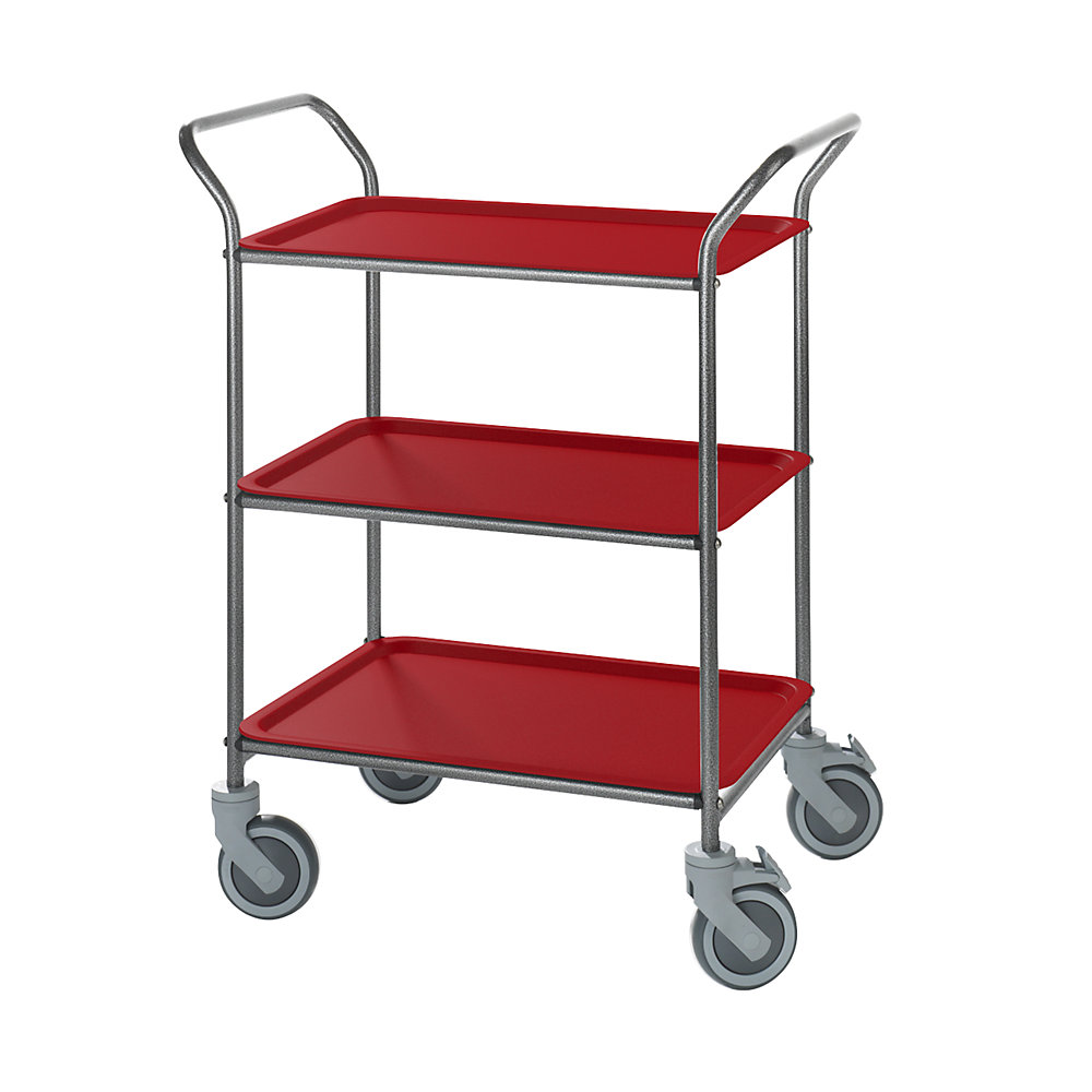 Chariot à plateaux amovibles, force 150 kg