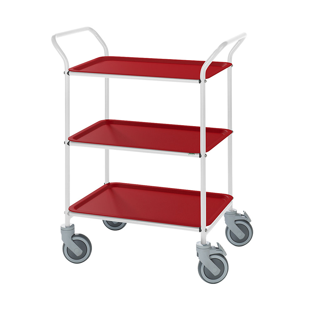 Chariot à plateaux amovibles, force 150 kg