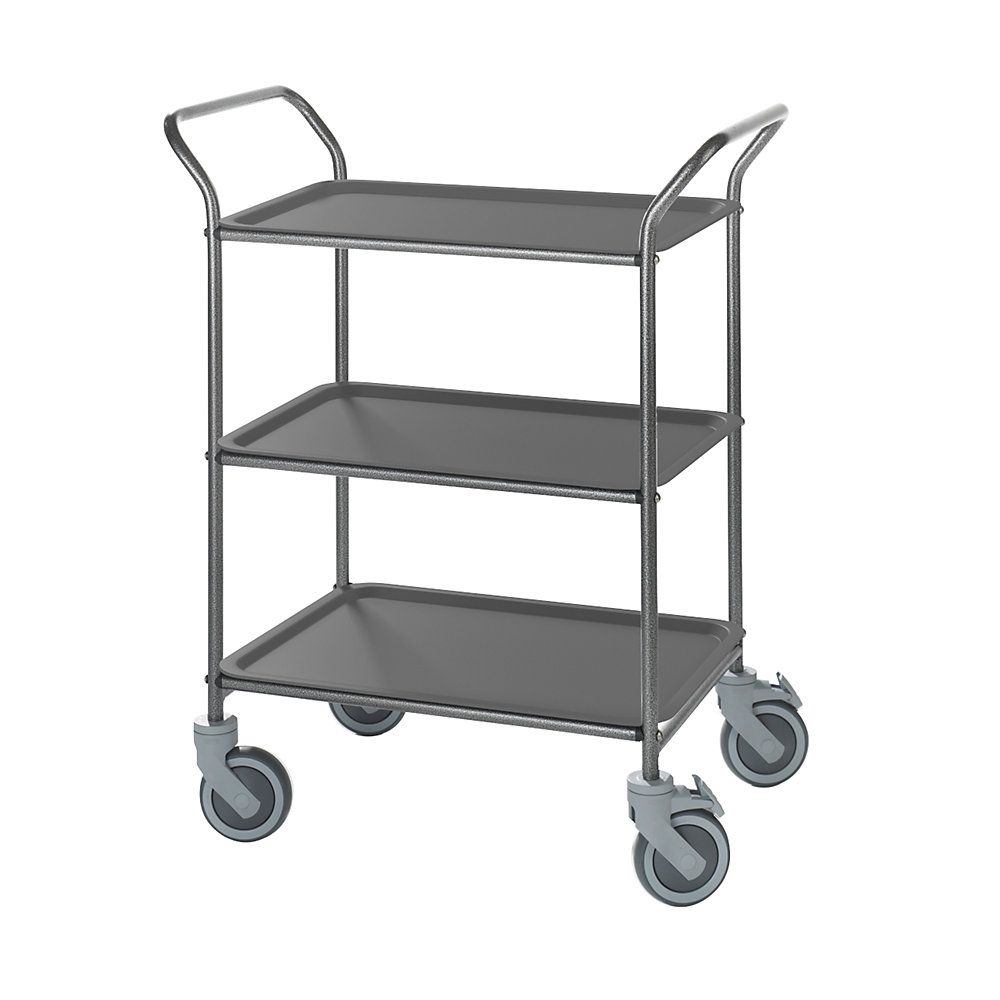 Chariot à plateaux amovibles, force 150 kg