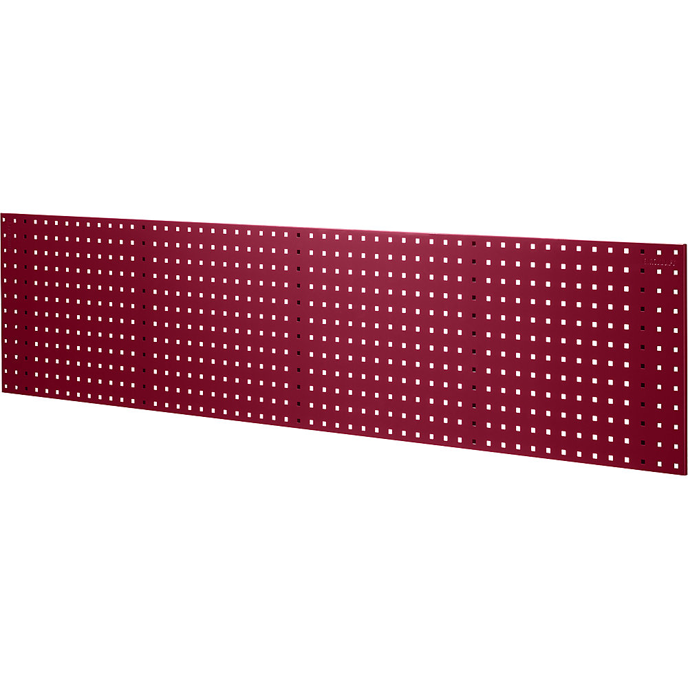 Plaque en tôle d'acier à perforations carrées