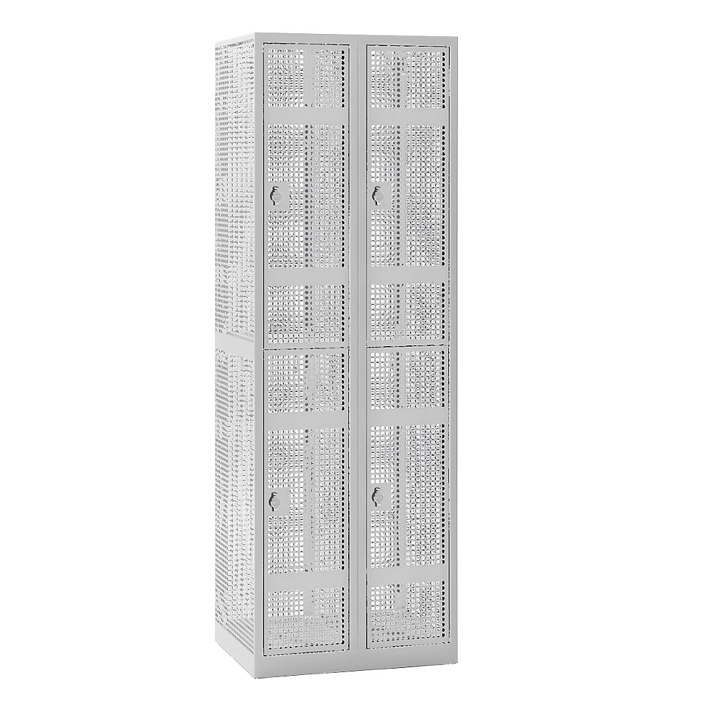 Vestiaire en tôle perforée