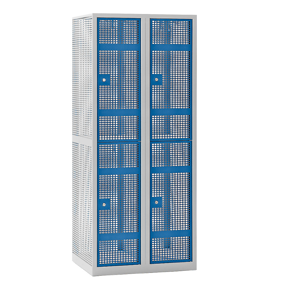 Vestiaire en tôle perforée