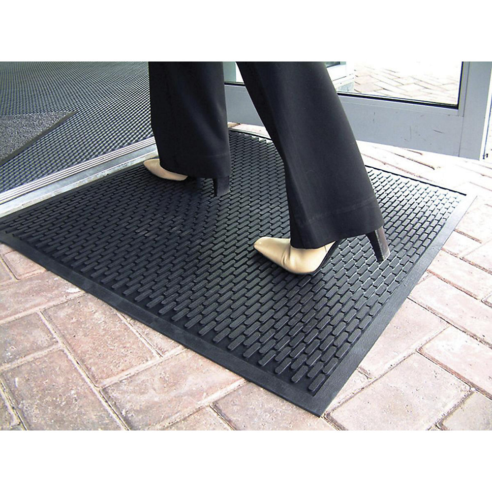 Schmutzfangmatte, Gummi, schwarz, LxB 1750 x 1150 mm COBA 2