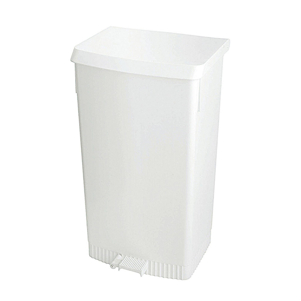 Collecteur de déchets à pédale, en plastique