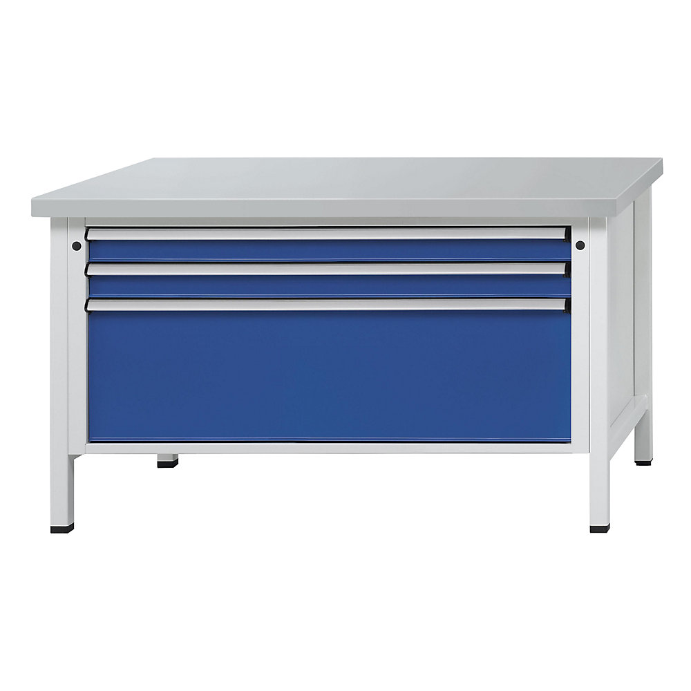 Établi avec tiroirs XL/XXL, sur piétement