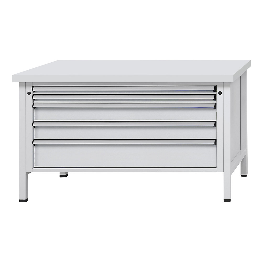 Établi avec tiroirs XL/XXL, sur piétement