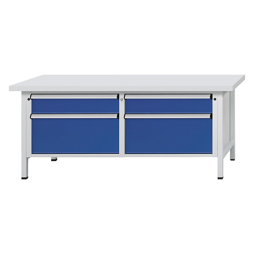 Établi avec tiroirs XL/XXL, sur piétement