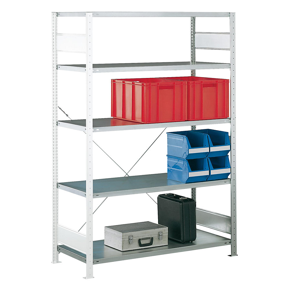 Rayonnage emboîtable simple face