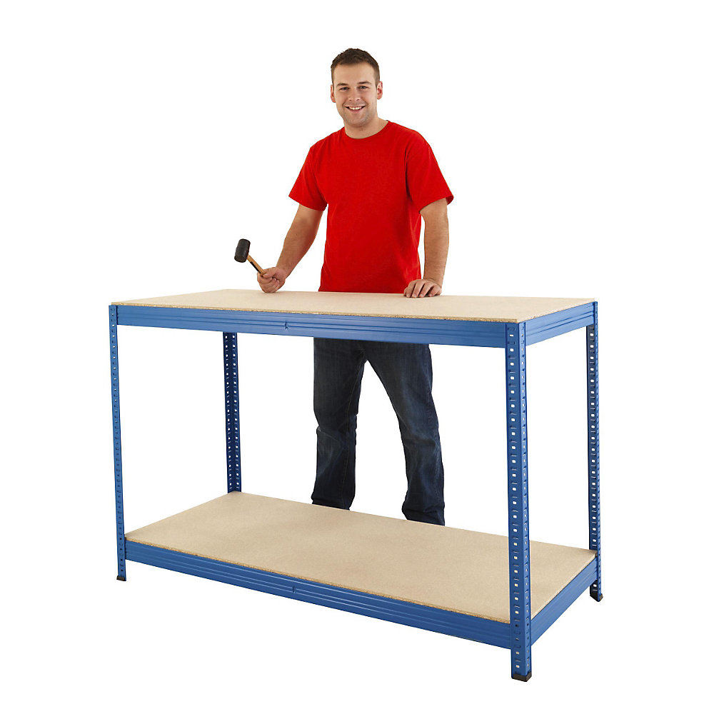Kaiserkerkraft Work Table Blue 140 cm 2