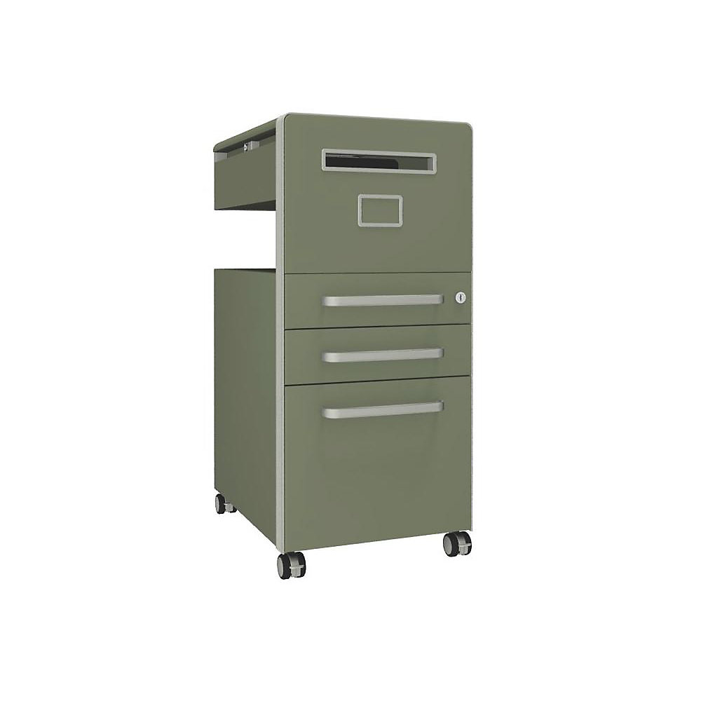 Meuble de rangement mobile Bite™ avec 1 tableau blanc, à ouvrable à droite