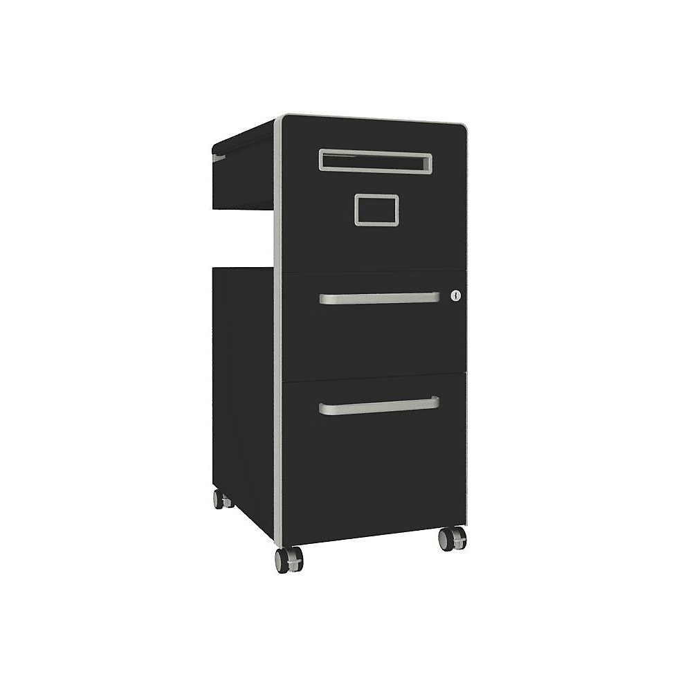 Meuble de rangement mobile Bite™ avec 1 tableau blanc, à ouvrable à droite