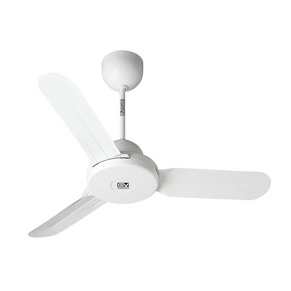 DESIGN 1S ceiling fan, rotor blade Ø 1220 mm, painted white