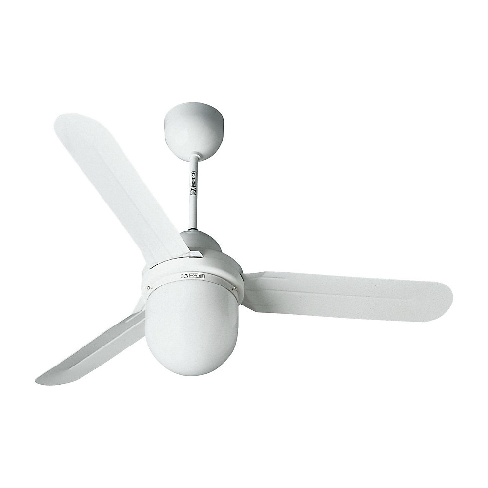 DESIGN 1S/L ceiling fan, rotor blade Ø 1600 mm, painted white