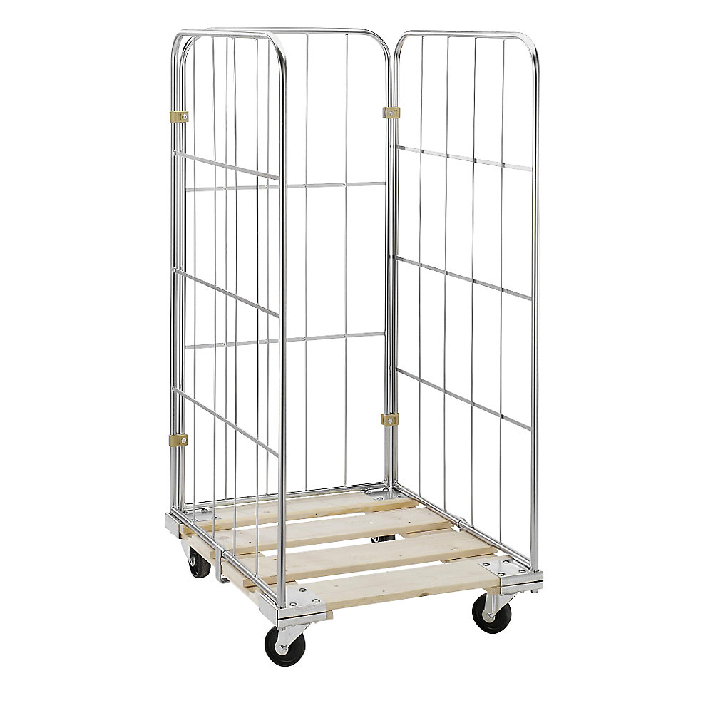 Roll-conteneur à panneaux grillagés