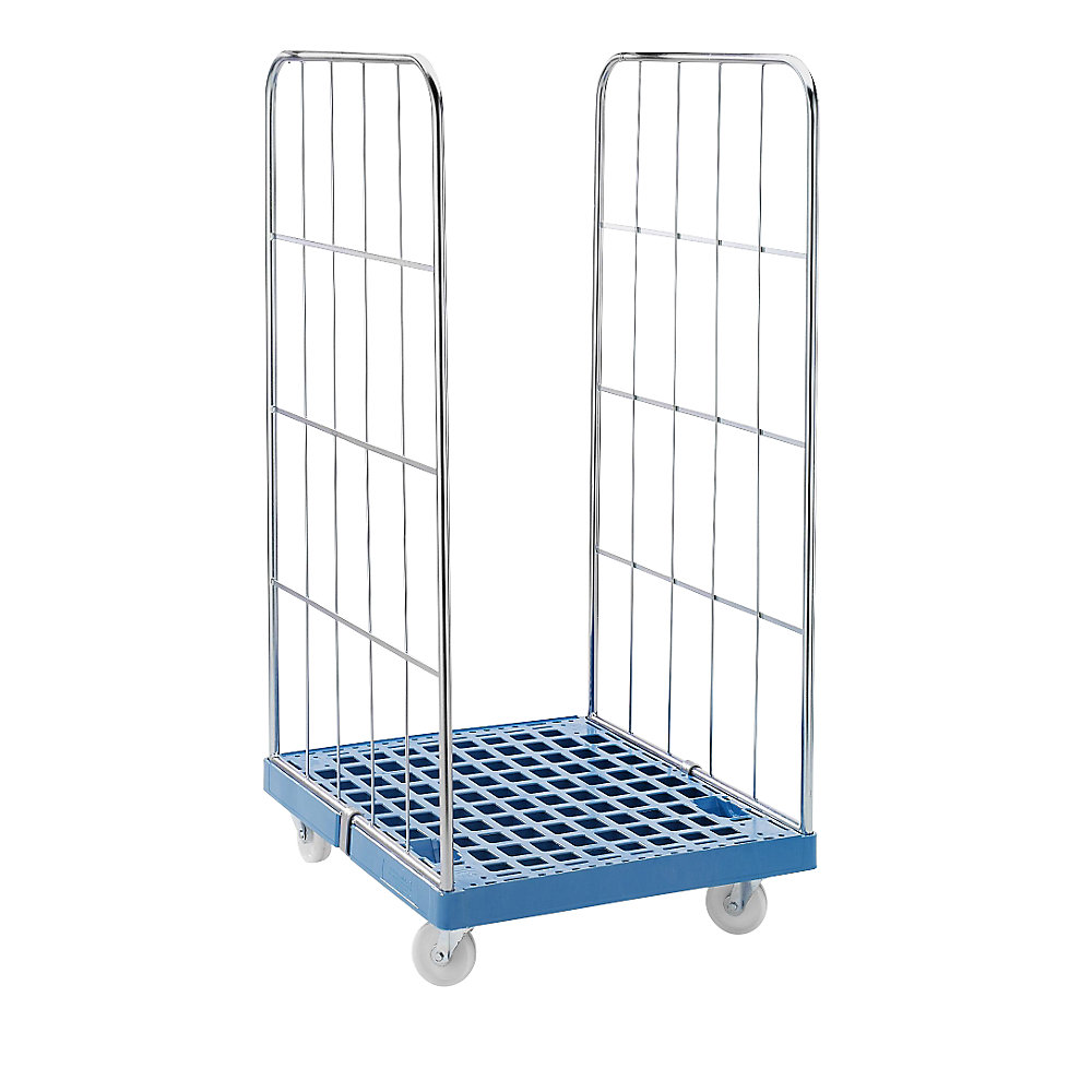 Roll-conteneur à panneaux grillagés