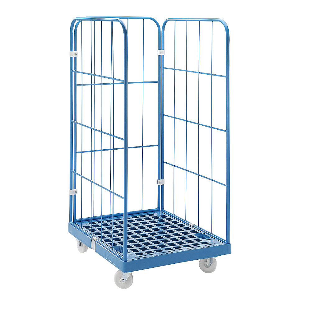 Roll-conteneur à panneaux grillagés