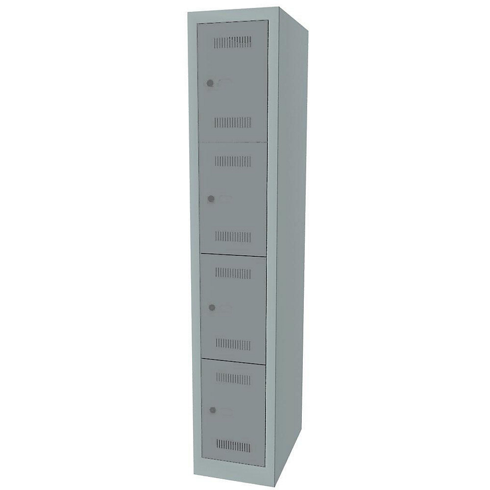 Vestiaire multicases MonoBloc™, 4 casiers par compartiment