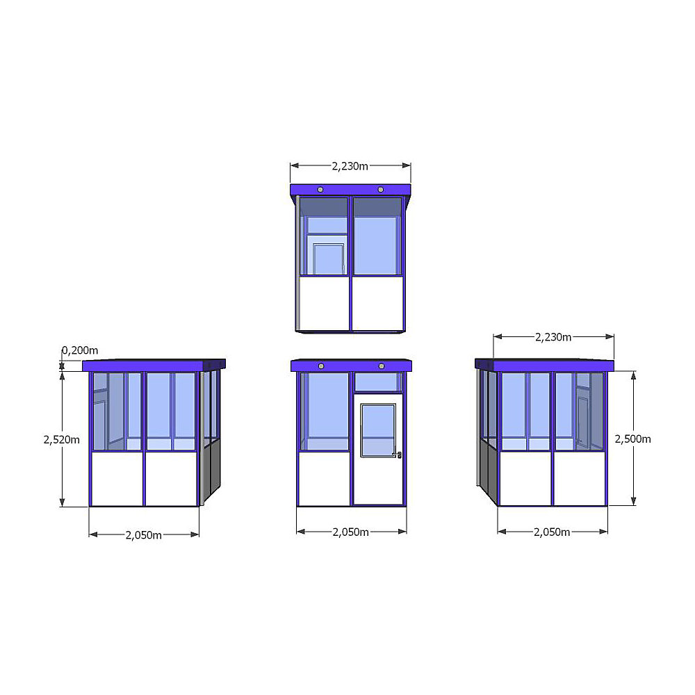 Bureau d'atelier à remplissage des cloisons à angles droits