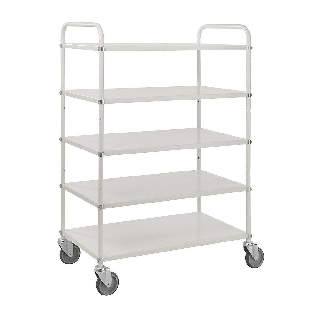 Chariot à tablettes léger hauteur 1445 mm