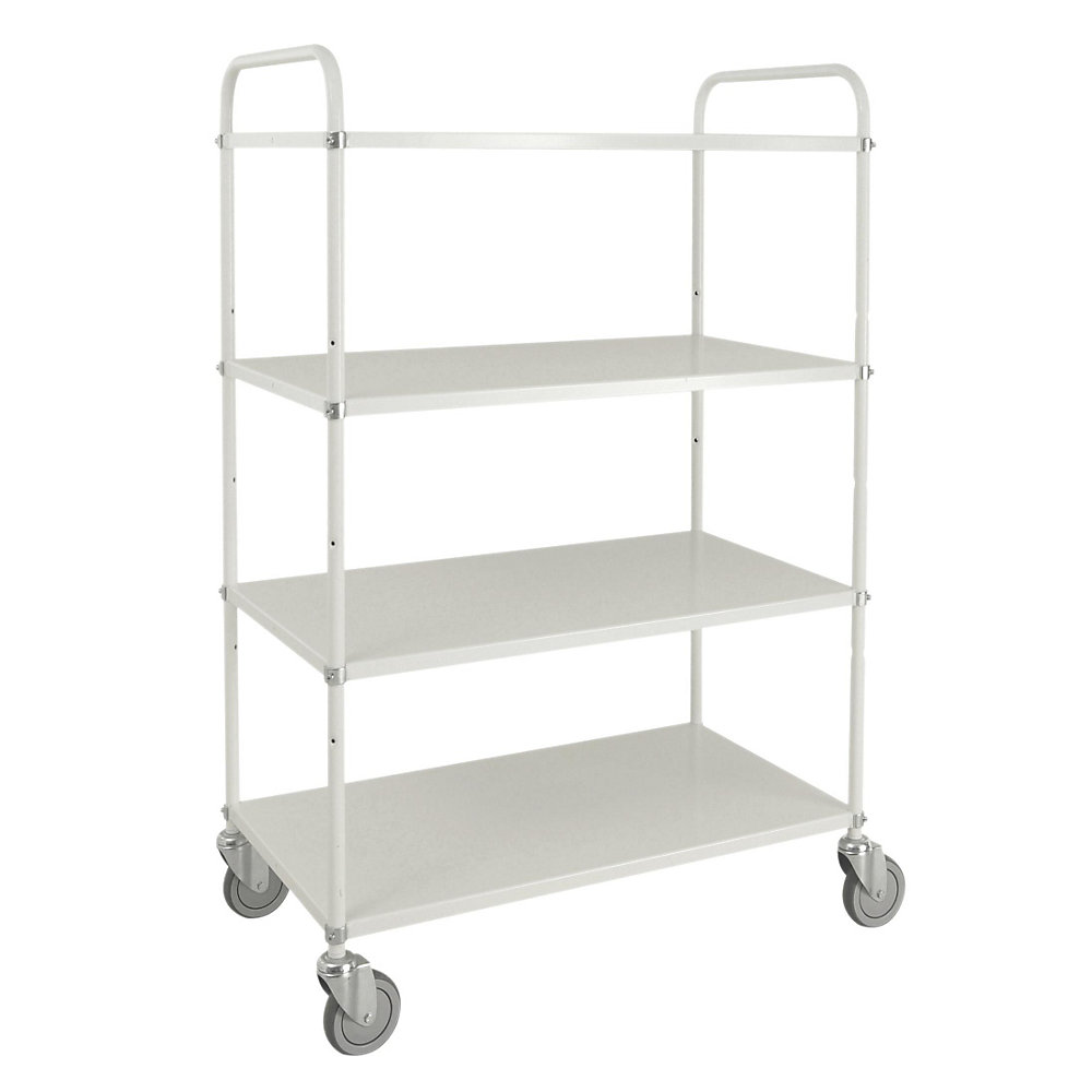 Chariot à tablettes léger hauteur 1445 mm