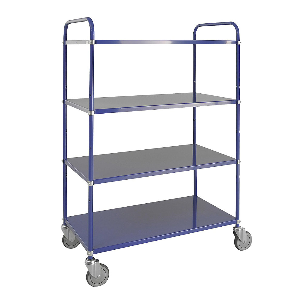 Chariot à tablettes léger hauteur 1445 mm