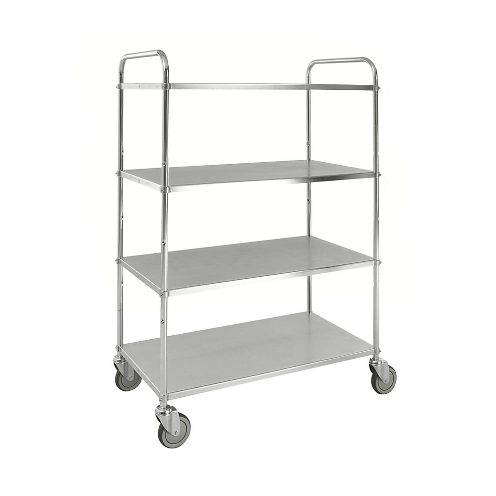 Chariot à tablettes léger hauteur 1445 mm