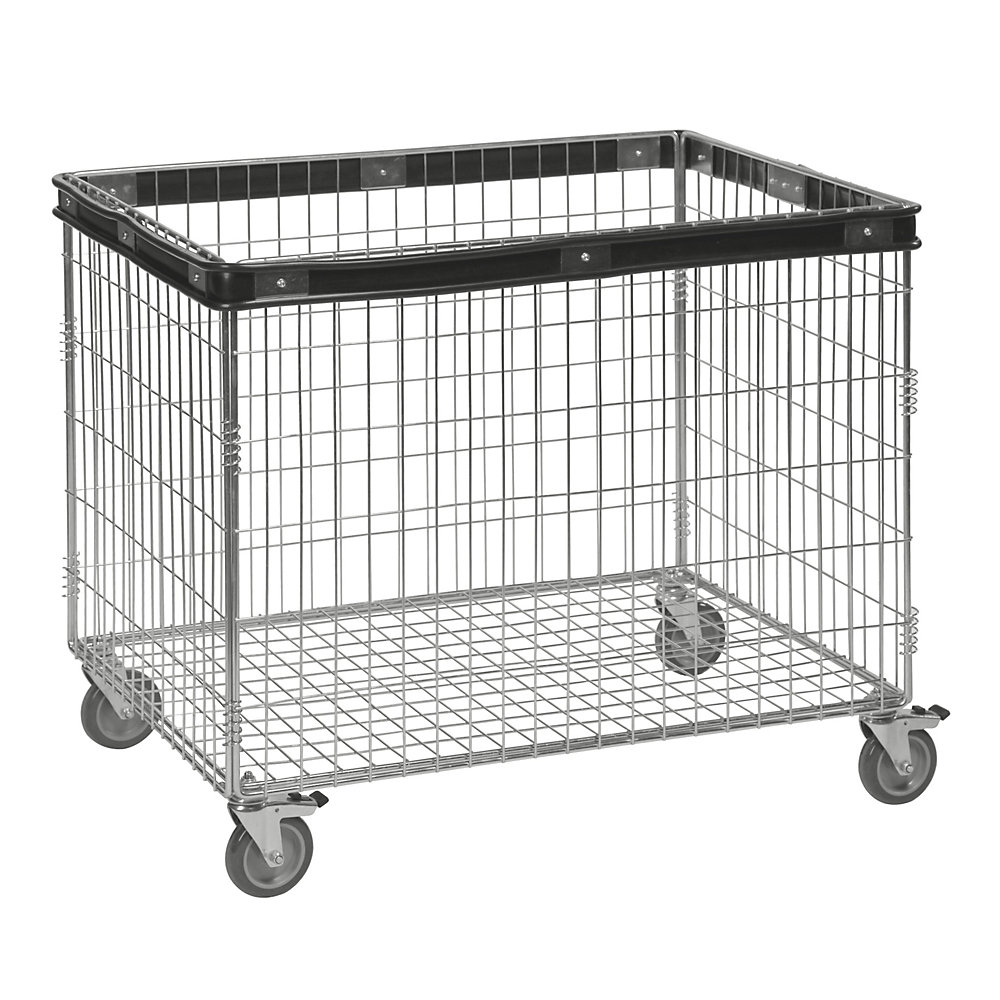 Chariot grillagé galvanisé