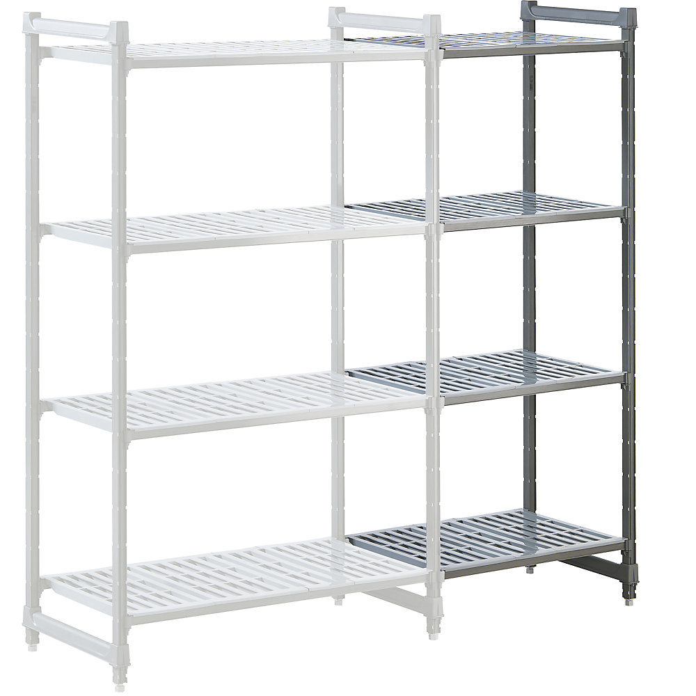 Rayonnage emboîtable modulaire en plastique