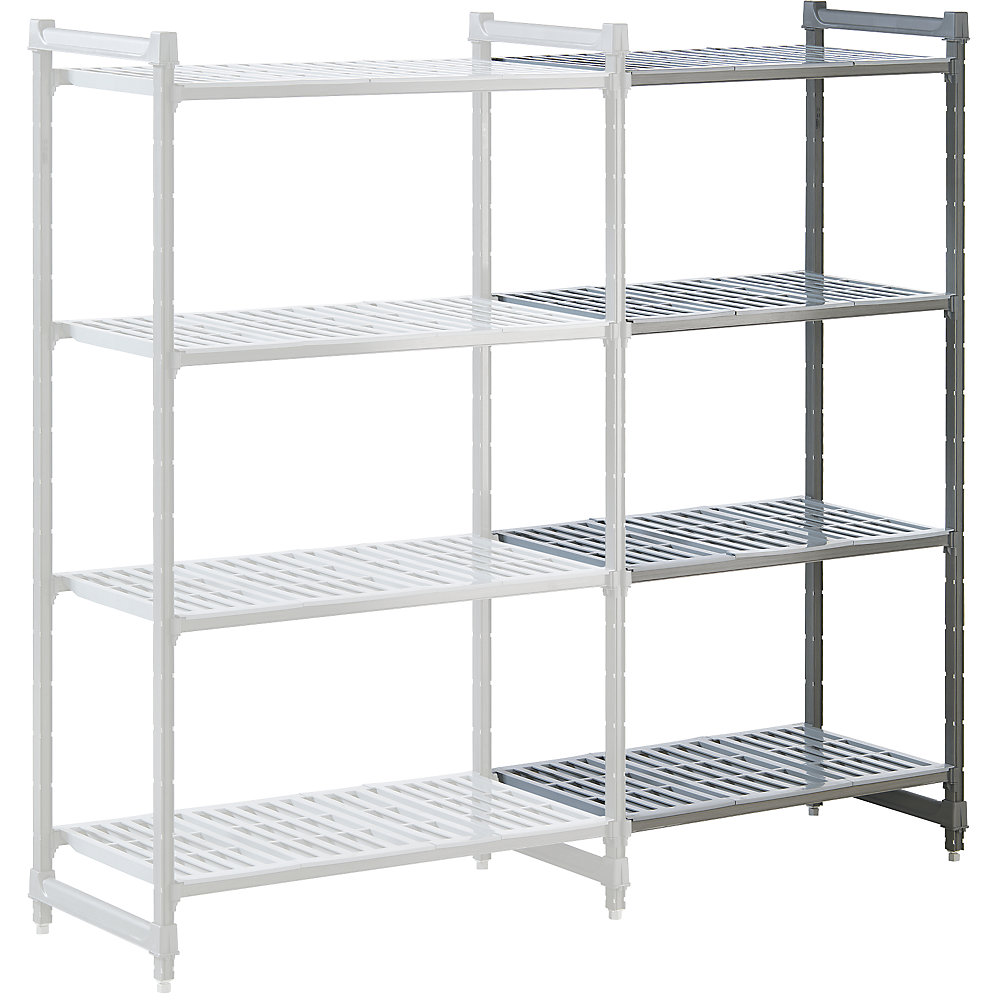 Rayonnage emboîtable modulaire en plastique