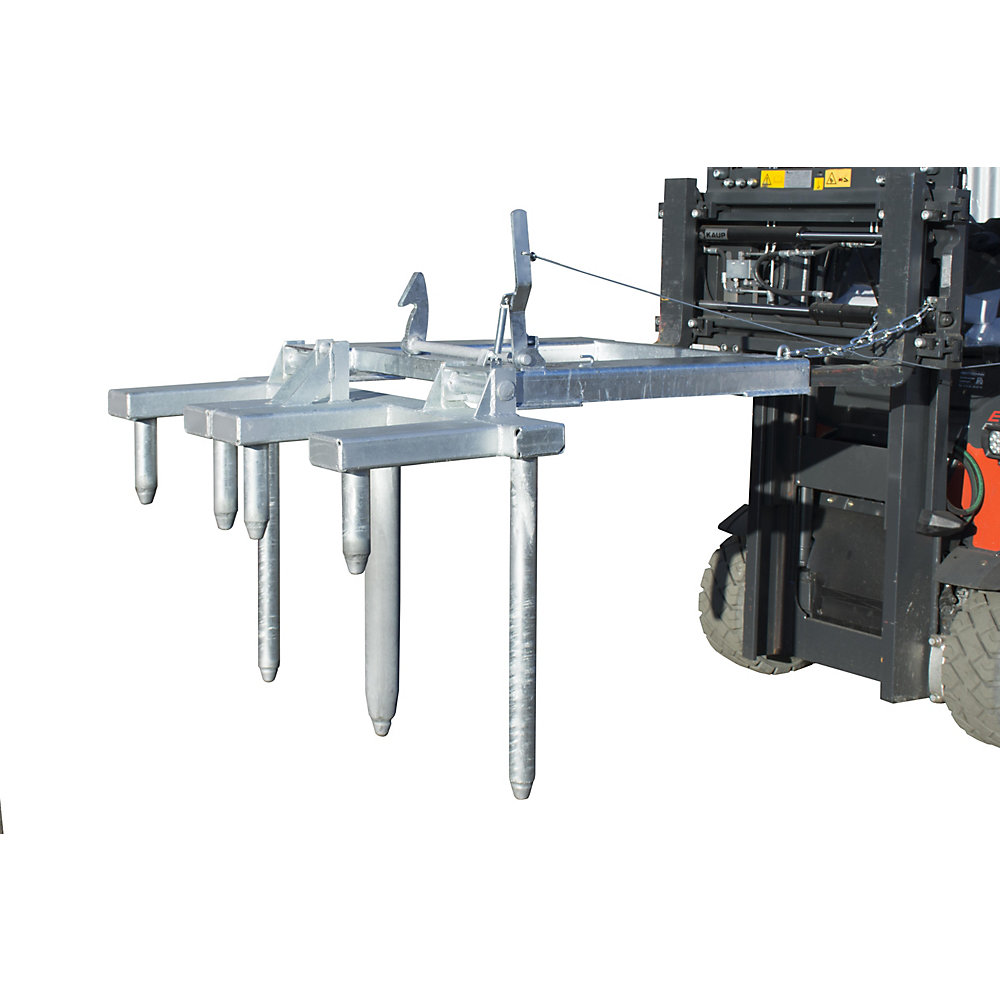 Fasswender, für 2 x 200-l-Stahl-Spundfässer, verzinkt eurokraft pro 2
