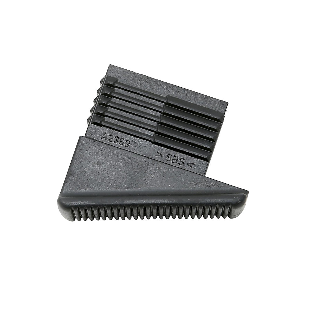 Sabot pour escabeau pliant en aluminium, plastique, noir, à partir de 2 pièces, derrière pour cadre stabilisateur