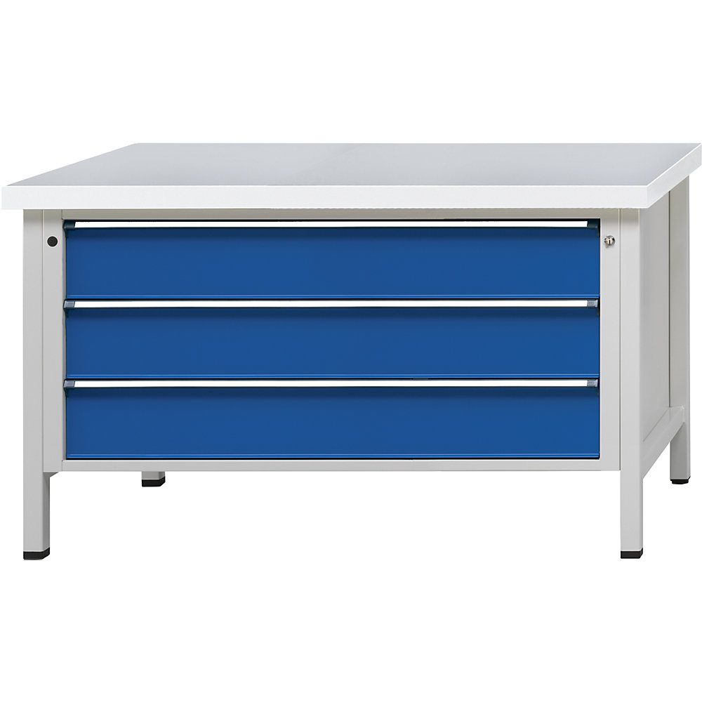 Établi de largeur 1500 mm, sur piétement