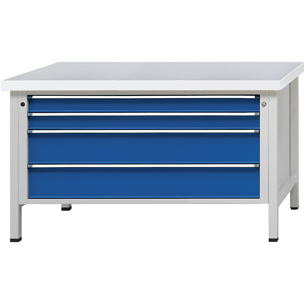 Établi de largeur 1500 mm, sur piétement